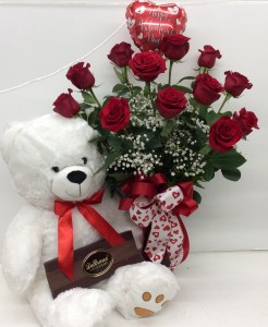 Classic Valentine Premium Rose Arrangement