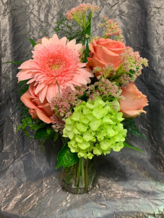 Classic Vase Arrangement Fresh Flowers