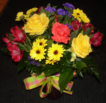 Classic Vase Arrangement of Flowers