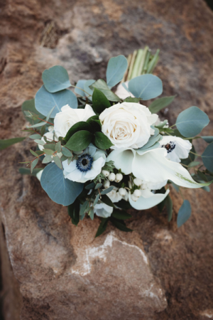 Classic White Bridal Bouquet in New Providence, IA | The Rustic Rose