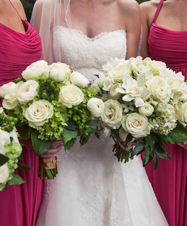 Classic White Bridal Bouquet in Perris, CA | VAN BUREN FLORIST