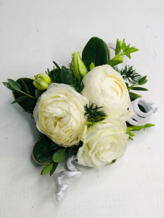 Classic White Corsage Corsages