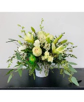 Classic White & Green  Vase Arrangement 