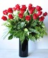 Classic long Stem Roses in a Vase  