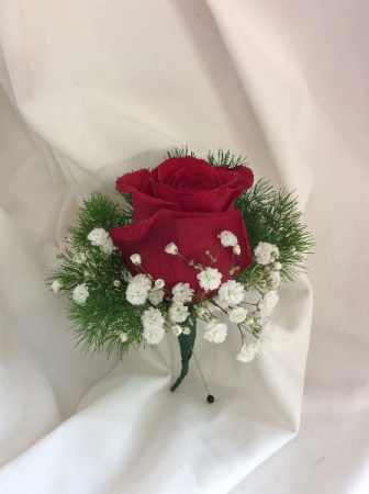 Classic Red Boutonnier