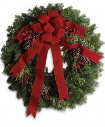 Classic Wreath Christmas Wreath in Saint Charles, IL | Eclectic Garden