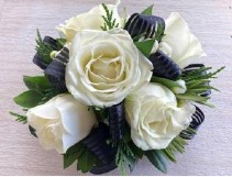 Classic Wrist Corsage with Ribbon  