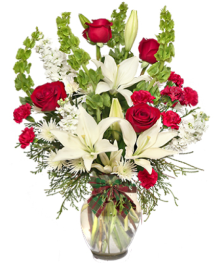 Classical Christmas Floral Arrangement