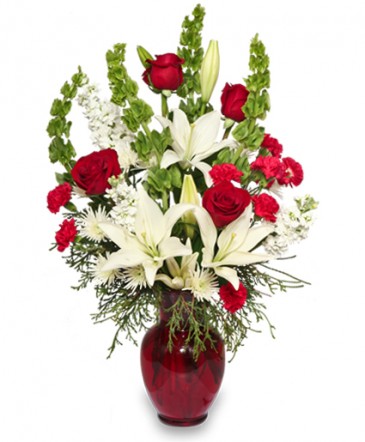 Classical Christmas Floral Arrangement