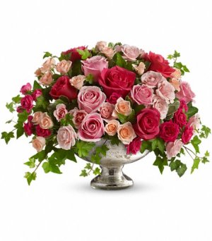 Classical Compote of Garden Roses  