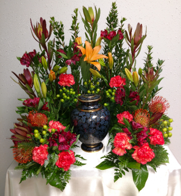 Classical Urn Arrangement  in Highmore, SD | Amber Waves Floral & Gifts
