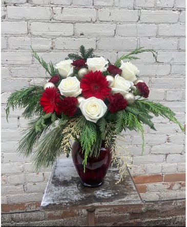 Classy Christmas Arrangement  in Lakefield, ON | LAKEFIELD FLOWERS & GIFTS