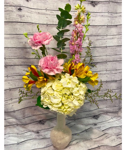 Classy Colorful Sculpted Vase