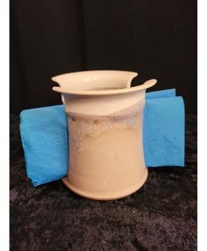 "Clay in Motion" Pottery Napkin Holder 