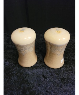 "Clay in Motion" Pottery Salt & Pepper Shakers "Clay in Motion" Pottery Salt & Pepper Shakers
