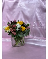 Clear Handbag Arrangement 