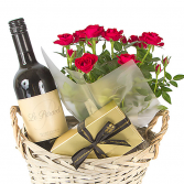 Clearview Key Wine and Roses gift basket Gift Basket