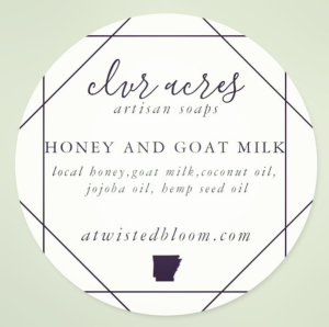 Clvr Acres Honey and Goat Milk Soap  