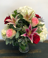 Coastal Valentine Vase Arrangement