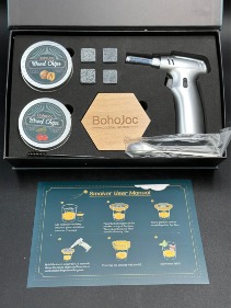 Cocktail Smoker Kit with Torch & Whiskey Stones,  Christmas Gifts