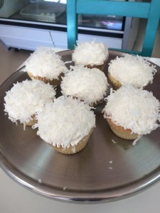 Coconut Cupcakes Sweet Blossoms