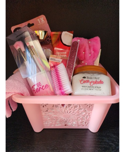 Coconut Hibiscus  Spa Basket