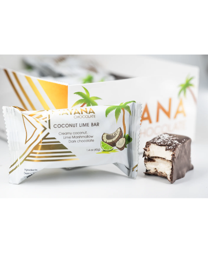 Coconut Lime Bar Mini Mayana Chocolate
