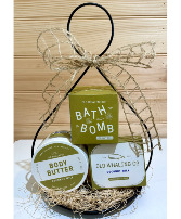 Coconut Milk Bath Set Powell Florist Exclusive