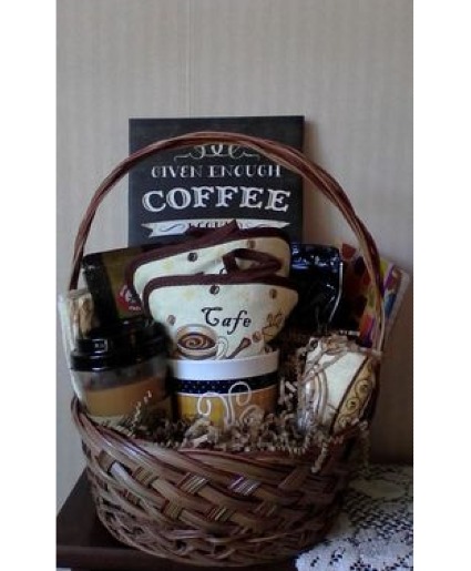 Coffee Lovers Basket Basket