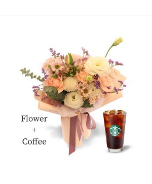 Coffee and Flowers Mothers Day