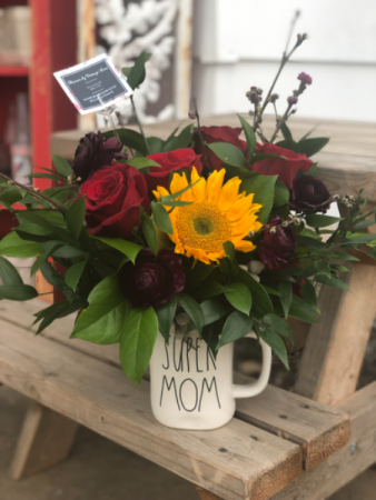 Coffee Cup Arrangement  Mother’s Day 