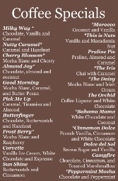 Coffee Specials 