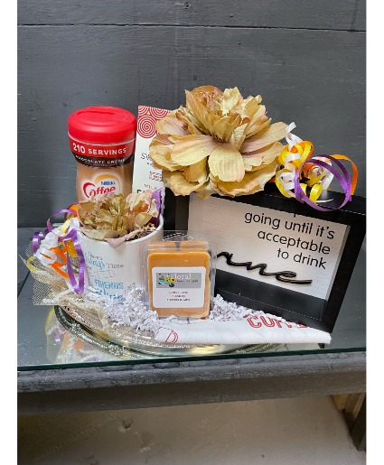 Coffee til Wine Time Basket