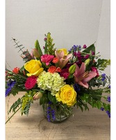 Color Cascade Arrangement