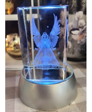 Color Changing Angel Cube Light 