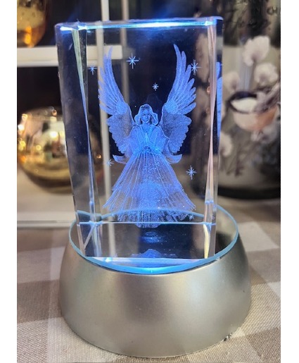 Color Changing Angel Cube Light