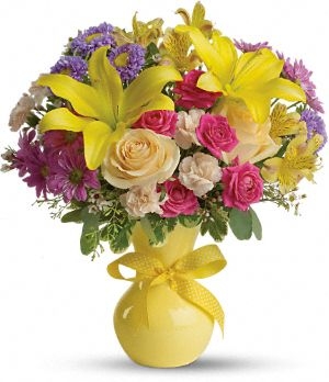color it happy florial arrangement