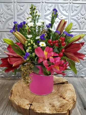 Color Me Pink Fresh Arrangement