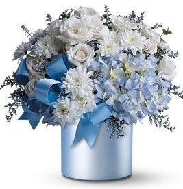 COLOR OF LOVE BLUE ELEGANT MIXTURE OF FLOWERS