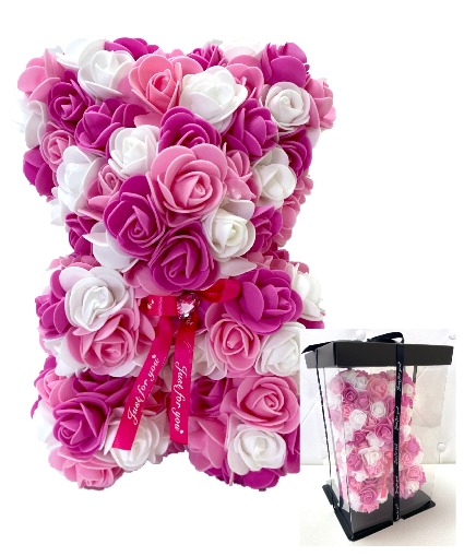 COLOR POP ROSE BEAR - PINK & WHITE 