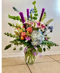 Color Punch  Vase Arrangement 