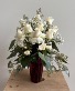White in Mind Vase Arrangement 