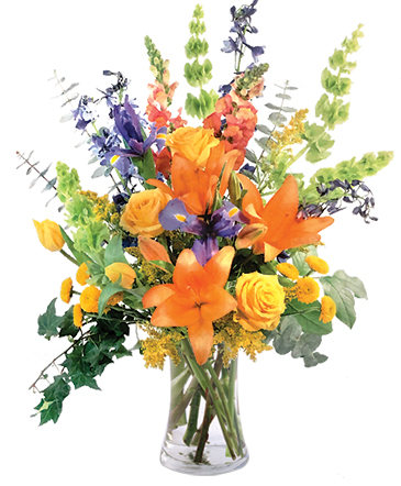 Colorful Balance Flower Arrangement in Covington, GA | A Bouquet By Betty