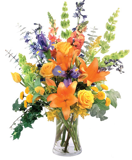 Colorful Balance Flower Arrangement in Val Caron, ON - Petal Pushers