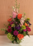 Colorful Blooming Vase Arrangement