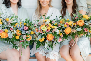 Colorful Bouquets Wedding