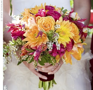 Colorful Bridal Bouquet 