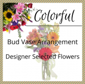 Colorful Bud Vase Arrangement