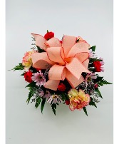 Colorful Cemetery Arrangement 
