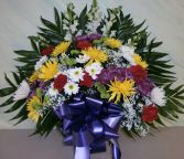 COLORFUL FAREWELL BASKET Sympathy Basket